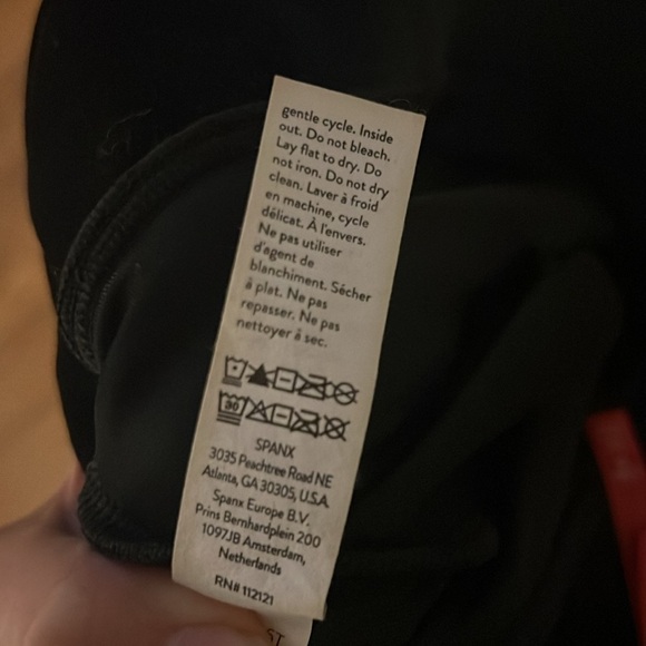 Spanx Velvet Split Leg Pants - Picture 4 of 5